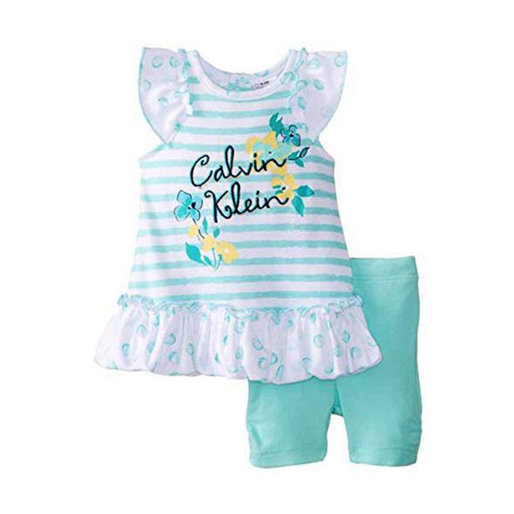 Conjunto Calvin Klein Baby 2 Peças Rosa