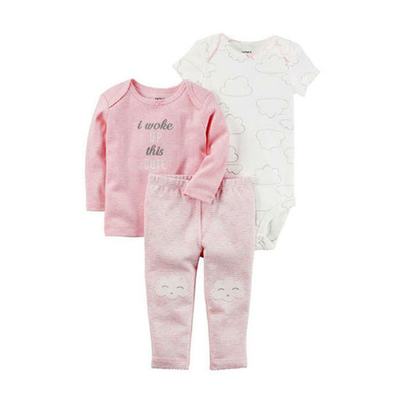 Conjunto Calvin Klein Baby 2 Peças Rosa